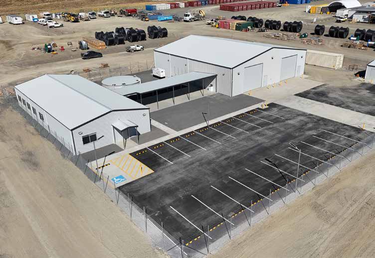 BWC's Uungula Wind Farm O&M office, workshop and compound